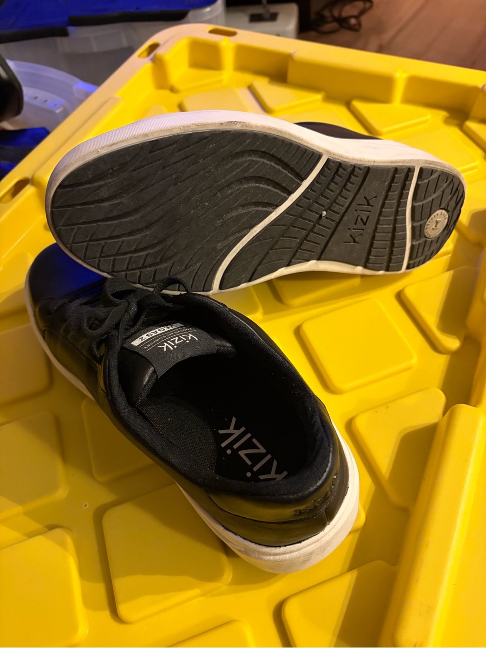 Kizik Women’s Black Slip-On Athletic Sneakers